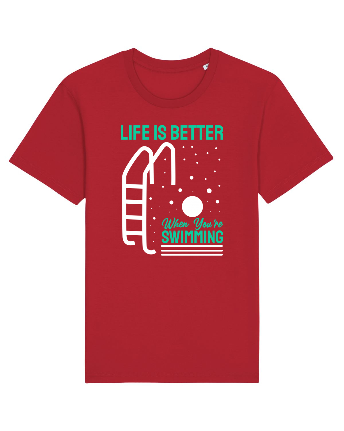 Tricou mânecă scurtă Unisex Rocker Red