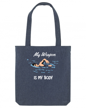 pentru pasionații de înot - My Weapon is My Body Midnight Blue