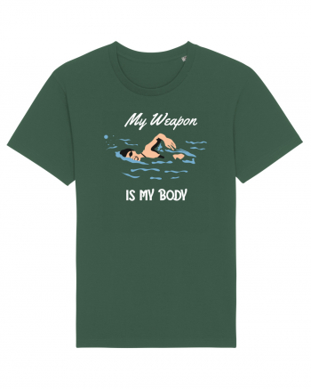 pentru pasionații de înot - My Weapon is My Body Bottle Green