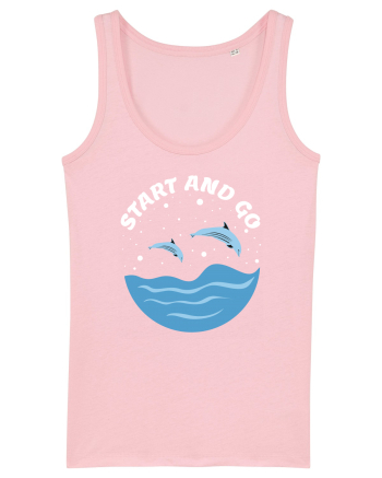 pentru pasionații de înot - Start and Go! Cotton Pink