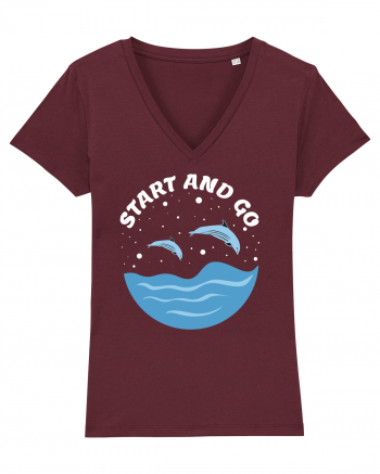 pentru pasionații de înot - Start and Go! Burgundy