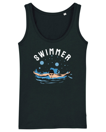 pentru pasionații de înot - Swimmer Black