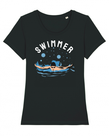pentru pasionații de înot - Swimmer Black