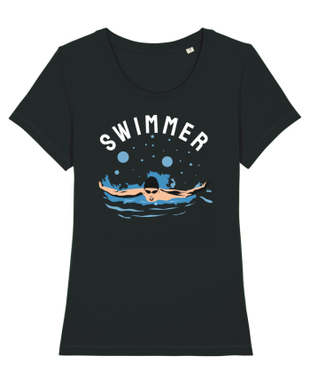 pentru pasionații de înot - Swimmer Black