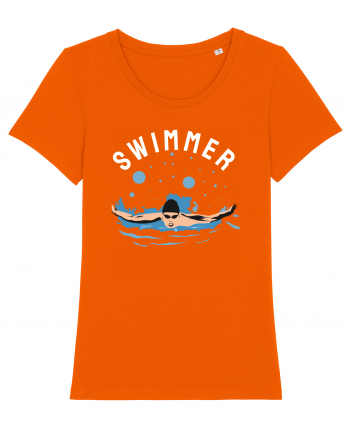 pentru pasionații de înot - Swimmer Bright Orange