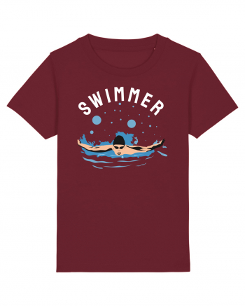 pentru pasionații de înot - Swimmer Burgundy
