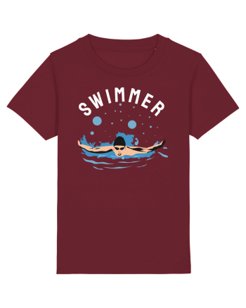 pentru pasionații de înot - Swimmer Burgundy