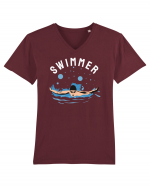 pentru pasionații de înot - Swimmer Tricou mânecă scurtă guler V Bărbat Presenter