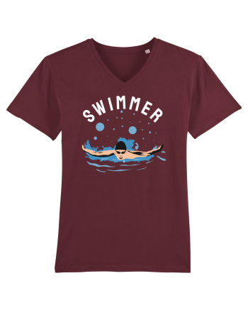 pentru pasionații de înot - Swimmer Burgundy