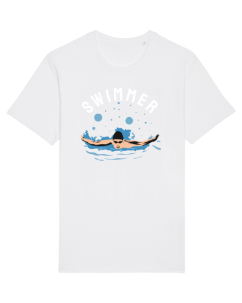 pentru pasionații de înot - Swimmer White