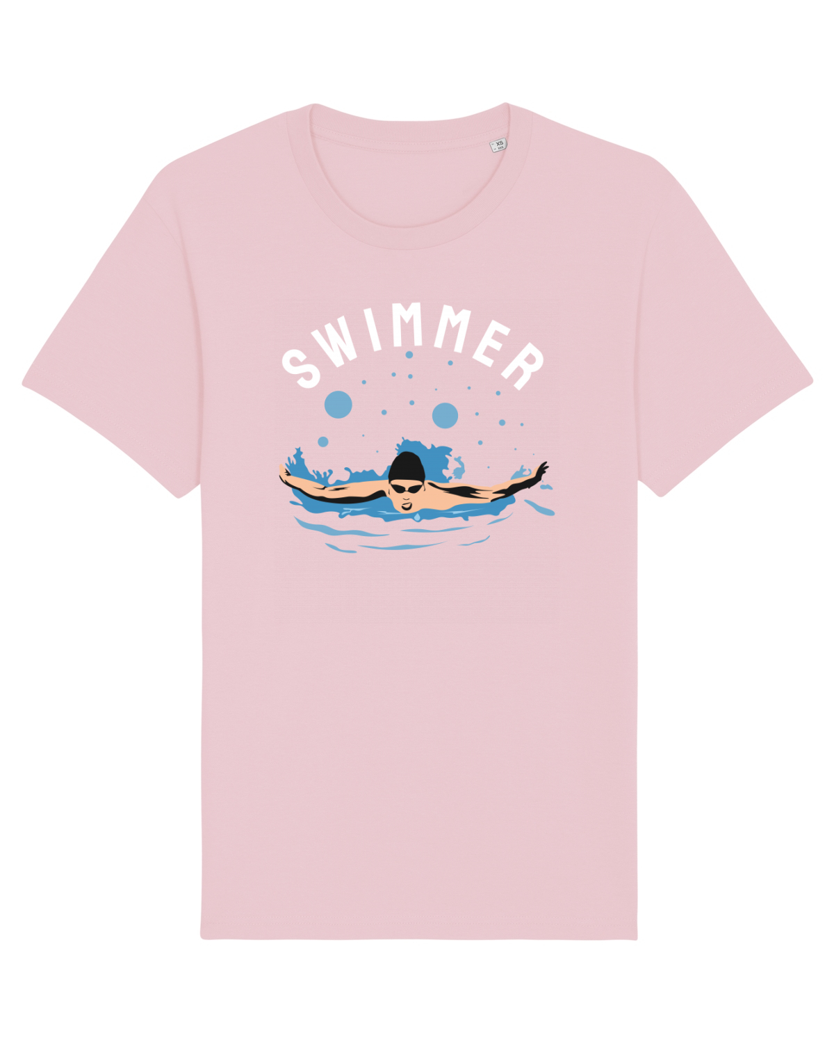 Tricou mânecă scurtă Unisex Rocker Cotton Pink