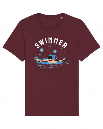 pentru pasionații de înot - Swimmer Burgundy