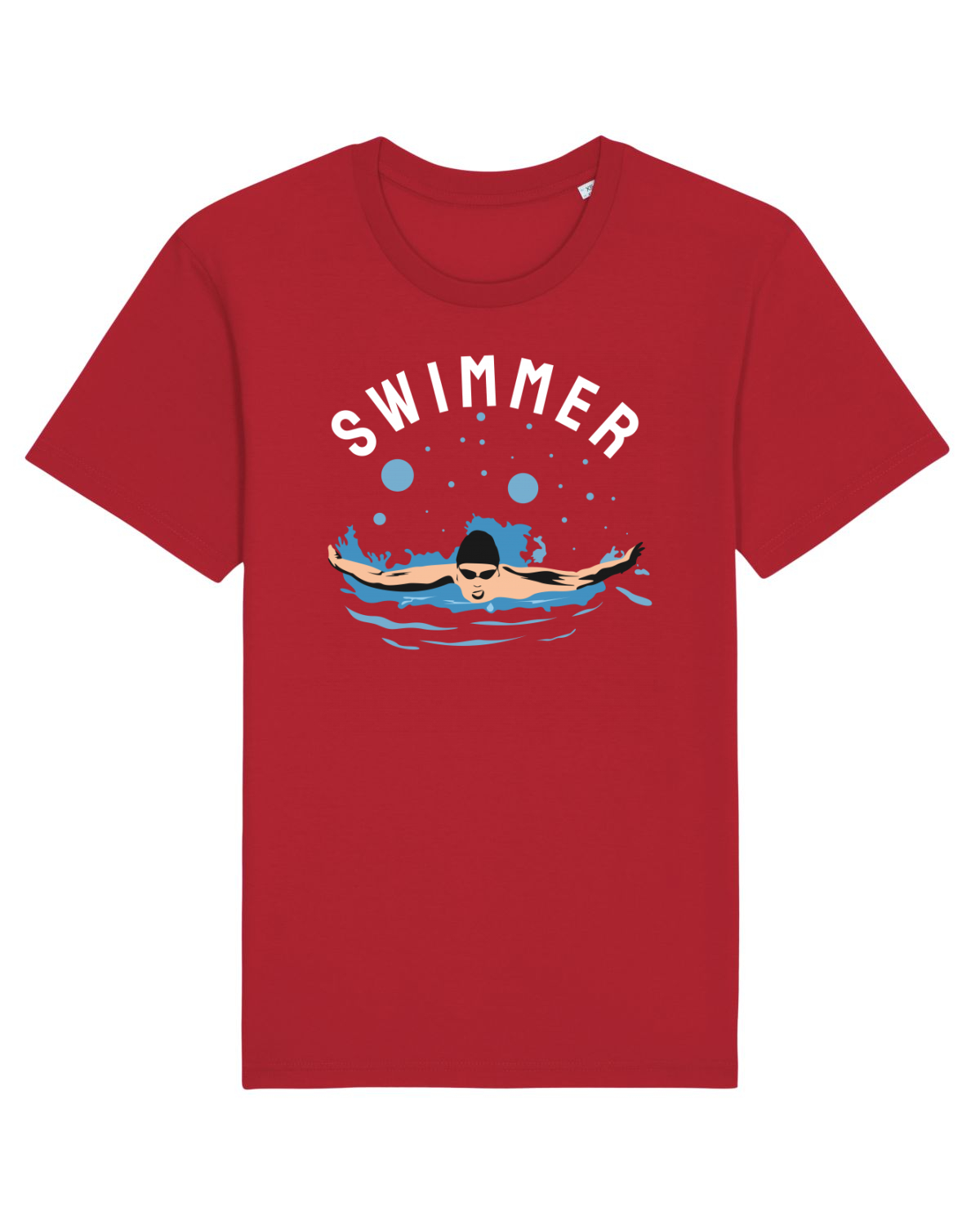 Tricou mânecă scurtă Unisex Rocker Red