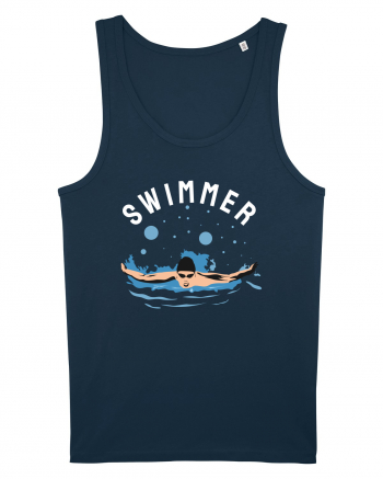 pentru pasionații de înot - Swimmer Navy