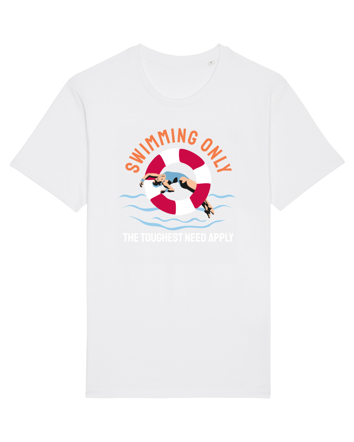 Tricou mânecă scurtă Unisex Rocker White