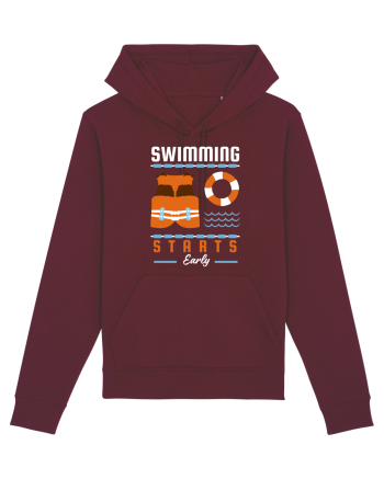 pentru pasionații de înot - Swimming Starts Early Burgundy