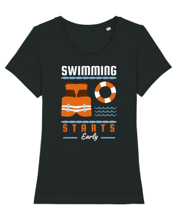 pentru pasionații de înot - Swimming Starts Early Black