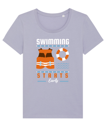 pentru pasionații de înot - Swimming Starts Early Lavender