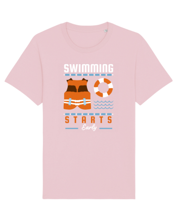 pentru pasionații de înot - Swimming Starts Early Cotton Pink