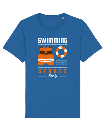 pentru pasionații de înot - Swimming Starts Early Royal Blue