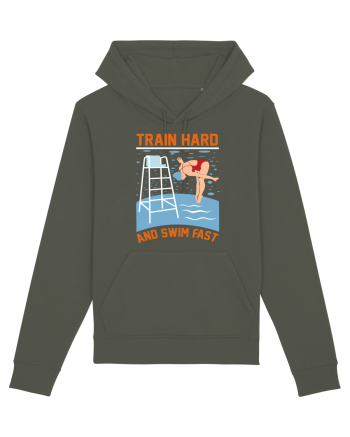 pentru pasionații de înot - Train Hard and Swim Fast Khaki