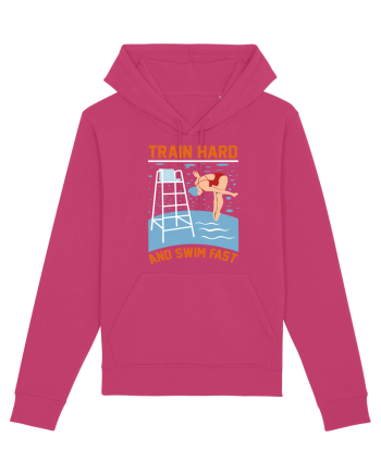 pentru pasionații de înot - Train Hard and Swim Fast Raspberry
