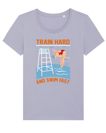 pentru pasionații de înot - Train Hard and Swim Fast Lavender