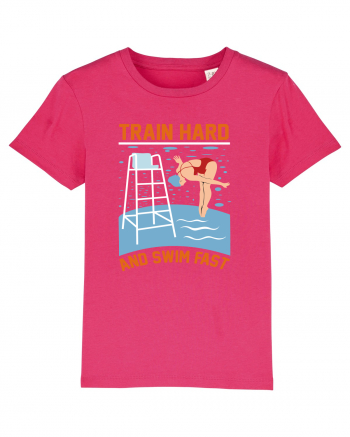 pentru pasionații de înot - Train Hard and Swim Fast Raspberry