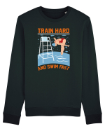 pentru pasionații de înot - Train Hard and Swim Fast Bluză mânecă lungă Unisex Rise