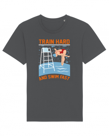 pentru pasionații de înot - Train Hard and Swim Fast Anthracite