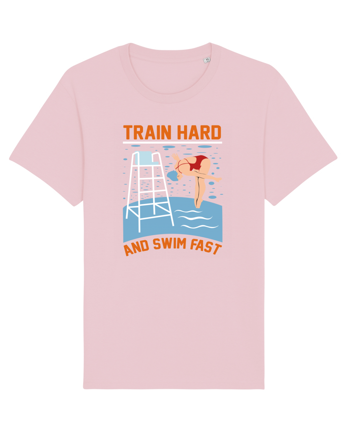 Tricou mânecă scurtă Unisex Rocker Cotton Pink