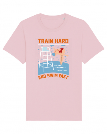 pentru pasionații de înot - Train Hard and Swim Fast Cotton Pink