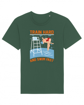 pentru pasionații de înot - Train Hard and Swim Fast Bottle Green