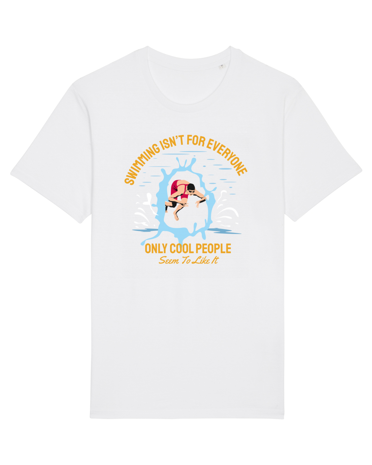 Tricou mânecă scurtă Unisex Rocker White