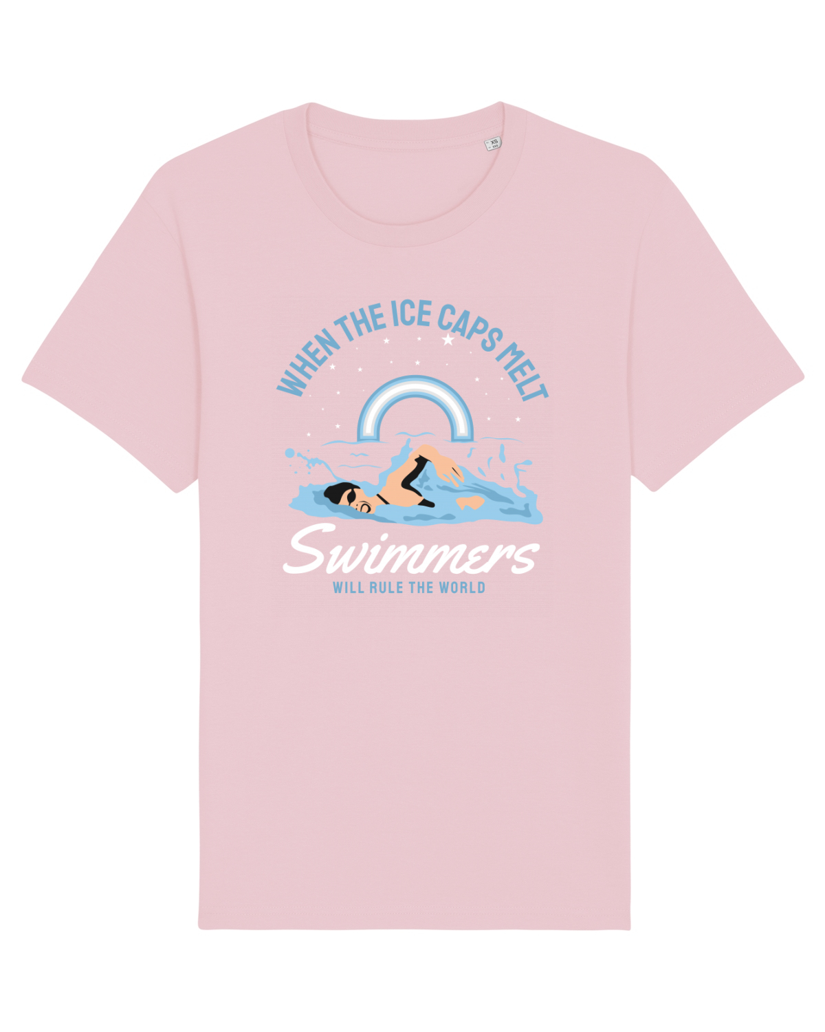 Tricou mânecă scurtă Unisex Rocker Cotton Pink
