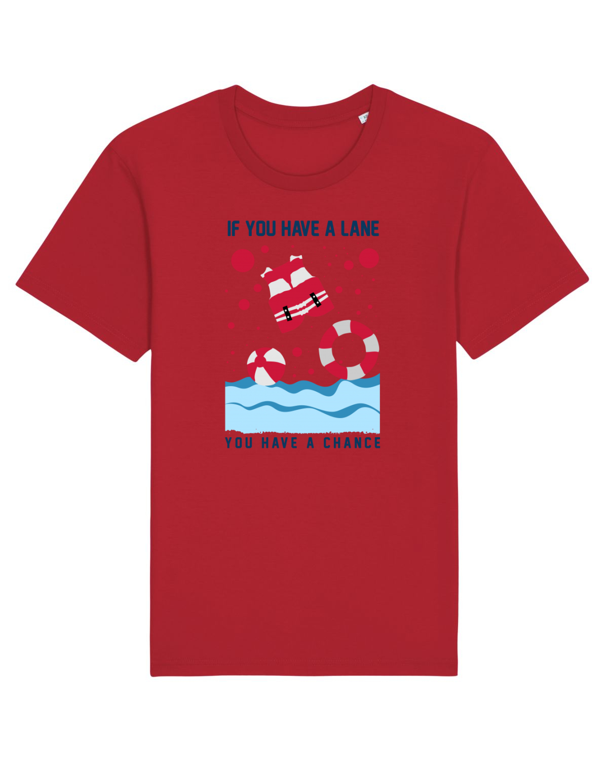 Tricou mânecă scurtă Unisex Rocker Red