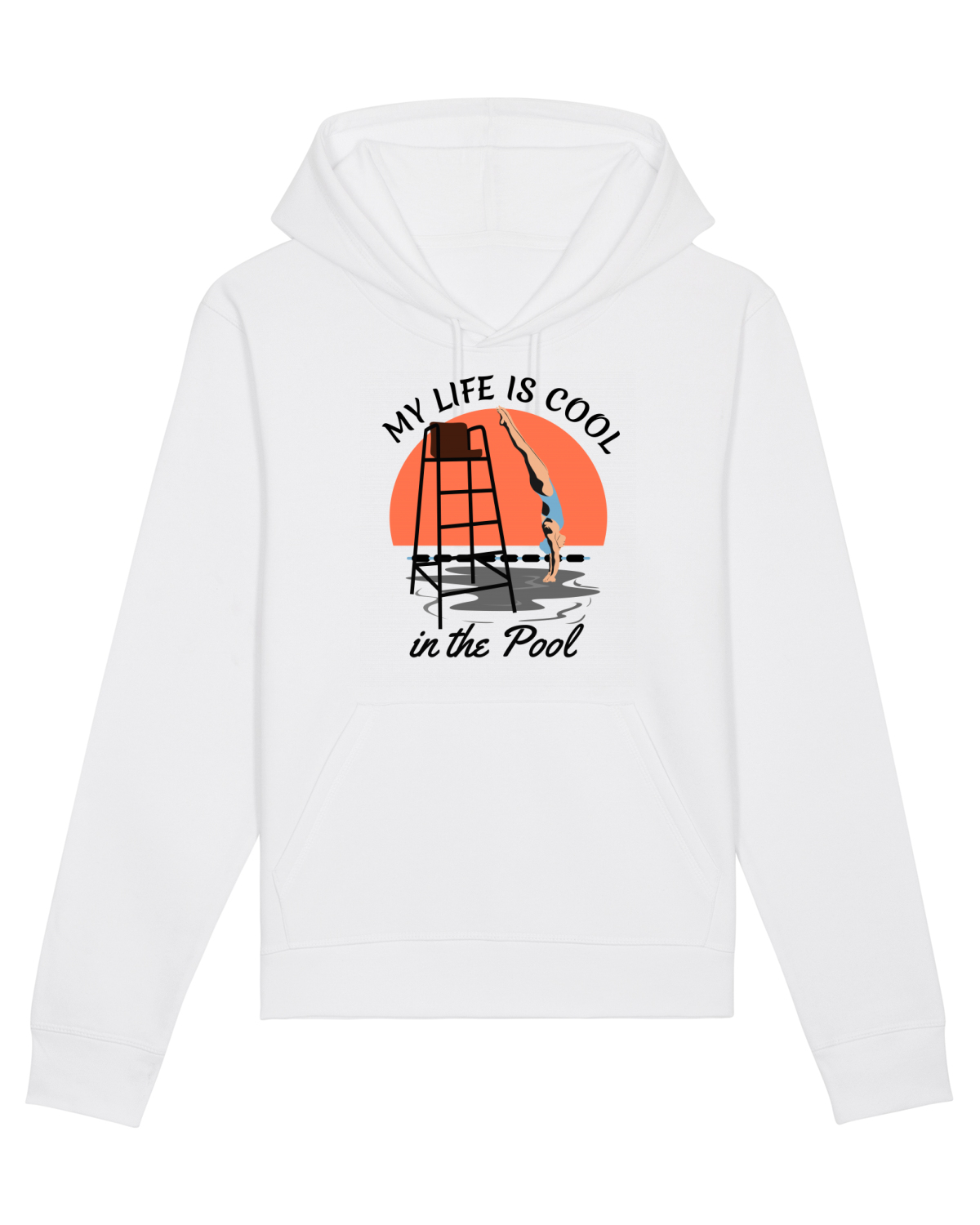 Hanorac Unisex Drummer White