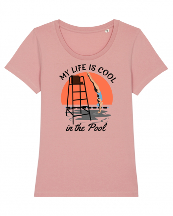 pentru pasionații de înot - My Life is Cool in the Pool Canyon Pink