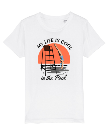 pentru pasionații de înot - My Life is Cool in the Pool White