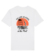 pentru pasionații de înot - My Life is Cool in the Pool Tricou mânecă scurtă Unisex Rocker