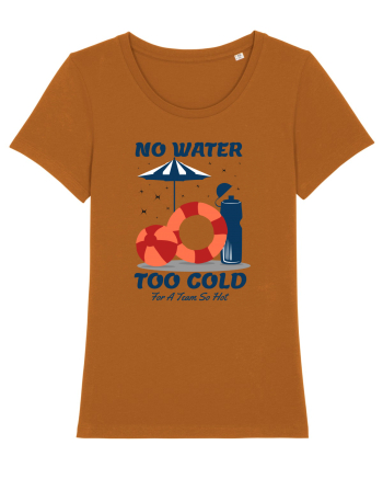 pentru pasionații de înot - No Water Too Cold for a Team So Hot Roasted Orange
