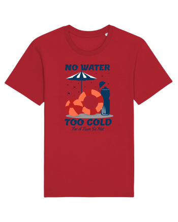 pentru pasionații de înot - No Water Too Cold for a Team So Hot Red
