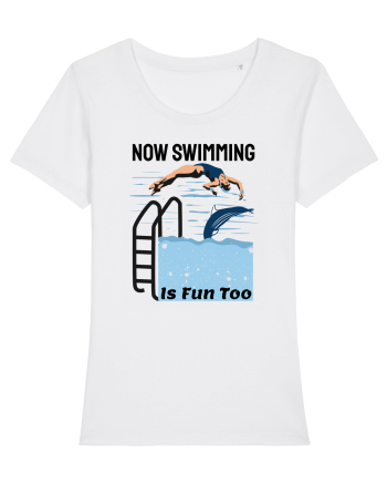 pentru pasionații de înot - Now Swimming is Fun Too White