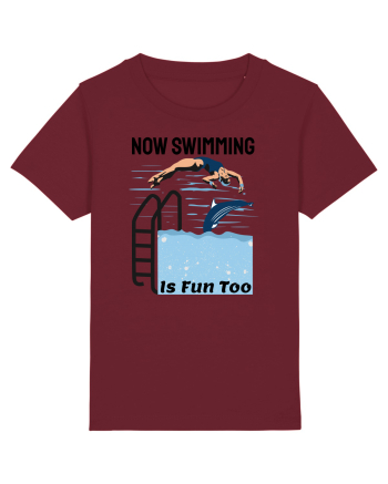 pentru pasionații de înot - Now Swimming is Fun Too Burgundy