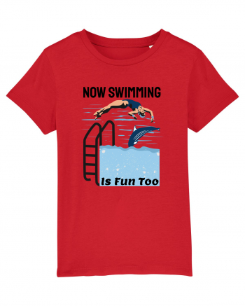 pentru pasionații de înot - Now Swimming is Fun Too Red