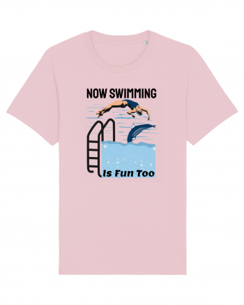 pentru pasionații de înot - Now Swimming is Fun Too Cotton Pink
