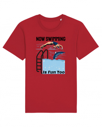 pentru pasionații de înot - Now Swimming is Fun Too Red