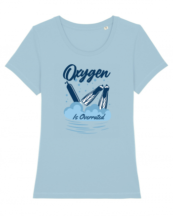 pentru pasionații de înot - Oxygen is Overrated Sky Blue