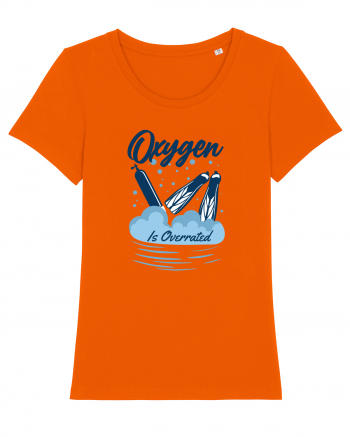 pentru pasionații de înot - Oxygen is Overrated Bright Orange