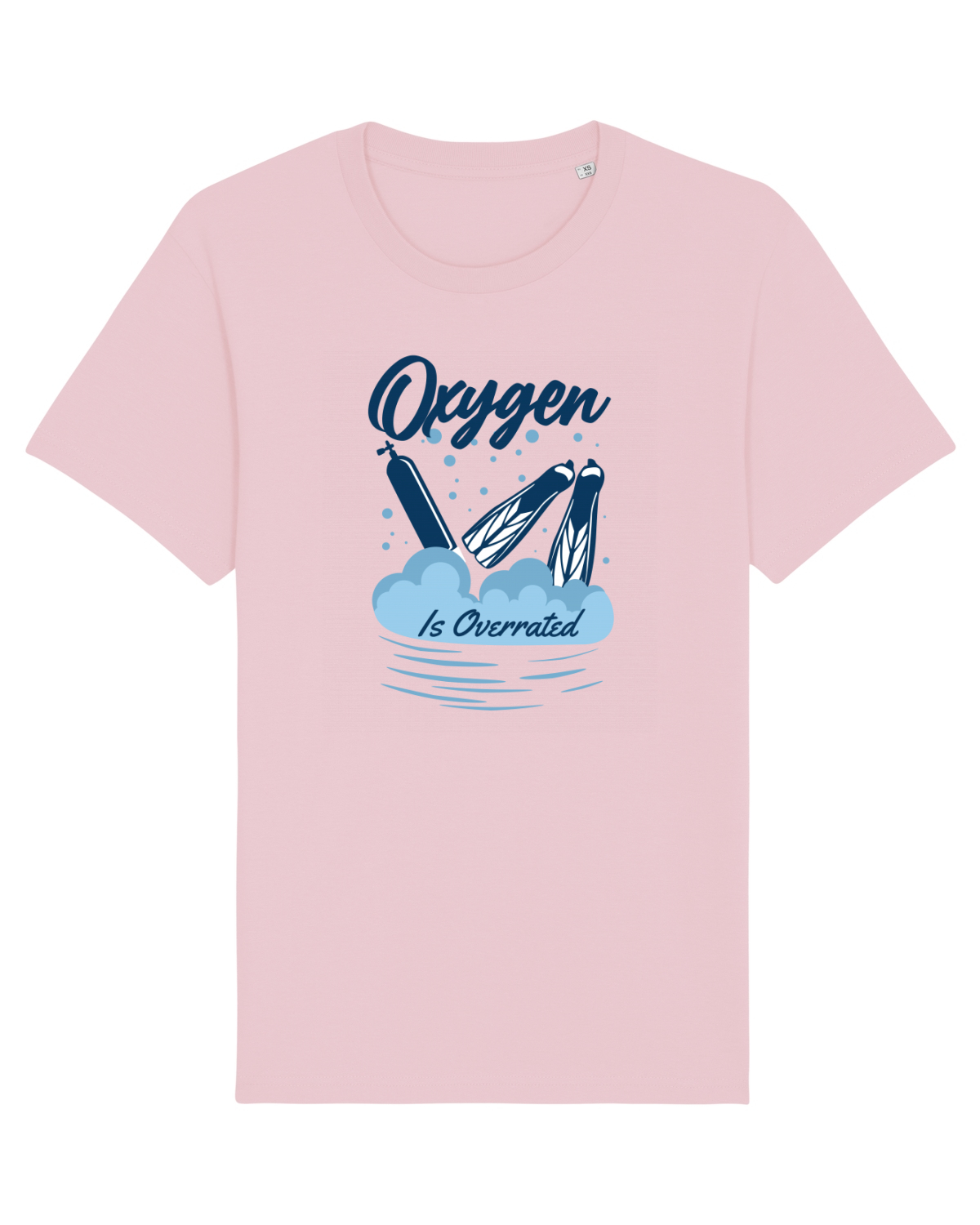 Tricou mânecă scurtă Unisex Rocker Cotton Pink